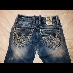 Mens Rock Revival Jeans
